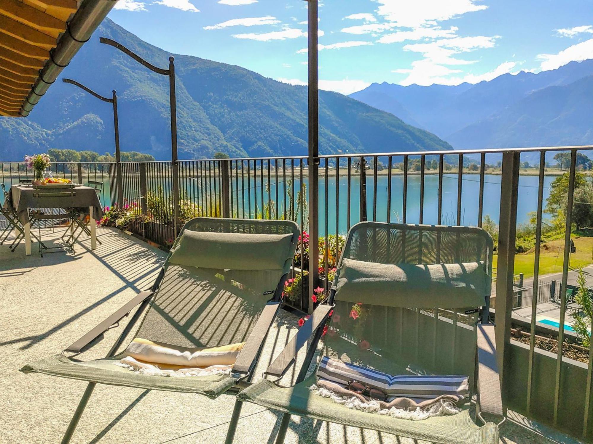 Dascio Silence Ferienwohnung Mit Panorama Balkon Buitenkant foto
