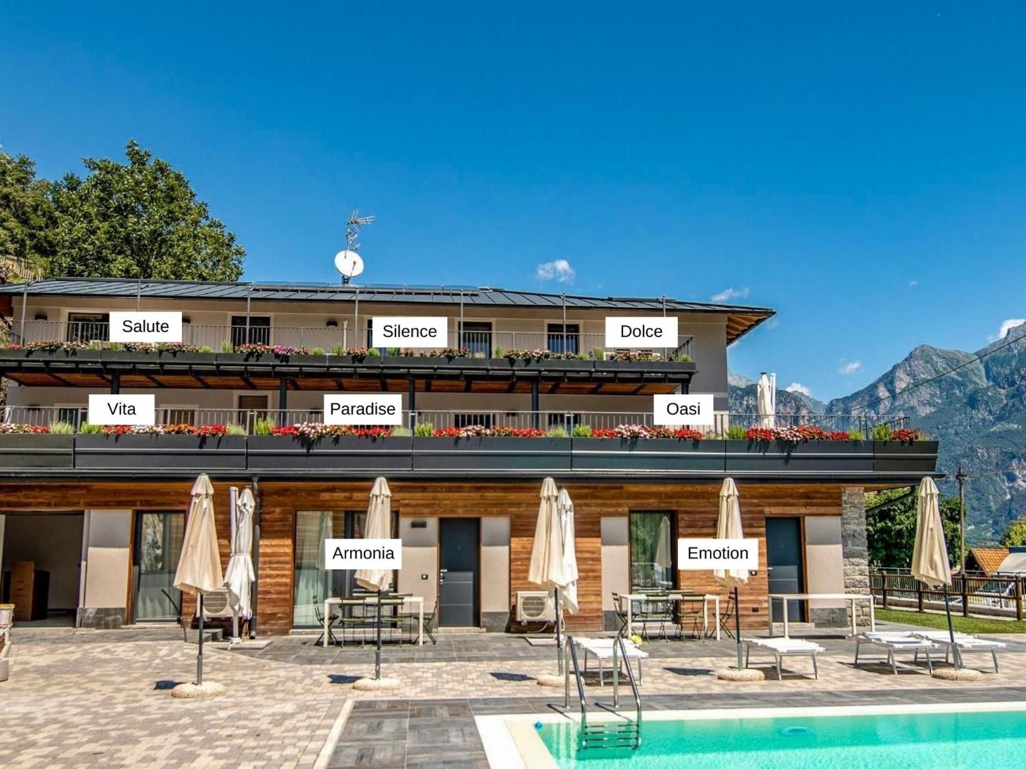Dascio Silence Ferienwohnung Mit Panorama Balkon Buitenkant foto